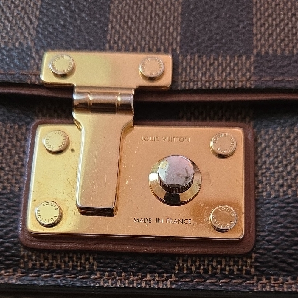 LV Brown Clutch with Gold Hardware - Picture 3 of 13